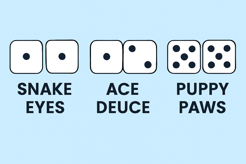 Craps-žaidimo-rezultatų- pavyzdžiai